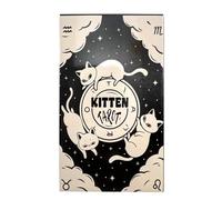kivrimlarv Kitten Tarot Deck - 78pcs Divination Oracle Cards for Beginners | Premium Cardstock with Cute Cat Art, English Version Guidebook, Mystical Fortune Telling Board Game for Parties