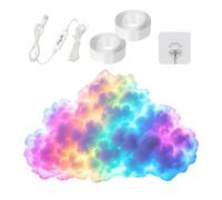 kivrimlarv LED Cloud Light - 2026 Smart Music Rhythm USB Lamp, RGB+IC Chasing 3D Thundercloud for Bedroom & Gaming Room, App-Controlled Interactive Ceiling Decor for Teens & Party