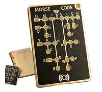 kivrimlarv Morse Code Practice Card - Portable Communication Learning Tool for Beginners Use | Compact Telegraph Training Card Set for Signal Study, Hobby Education Kit for Adults Youth
