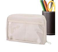 kivrimlarv Pencil Bag for Students | Large Capacity Pencil Bag 12 Compartments Case | Portable Organizer School Stationery Bag with Carrying Handle, Pen Pouch for Markers, Rulers, Supplies