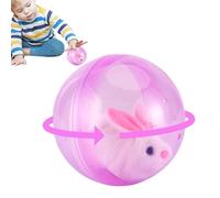 kivrimlarv Rolling Ball Dog - Electric Hamster Running Ball, Automatic Rotating Interactive Pet with Motion Play, Cute Learning for Cats Dogs Indoor Activity