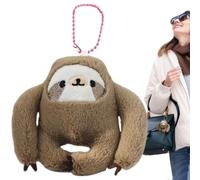 kivrimlarv Samll Sloth Stuffed Animal | Small Stuffed Sloth Keychains,Pendant Cute Cartoon Doll Plush Stuffed Keyring Pendant Cartoon
