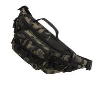 kivrimlarv Sleek Fishing Chest Pack, Waterproof Fishing Gear Bag, Fly Fishing Tackle Pack, Lightweight Fishers Sling Bag for Fishers, Outdoor, Activities, Present, Travel, Camping