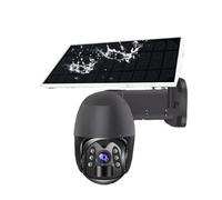 kivrimlarv Solar Cameras - Solar Outdoor Wireless camera's | Security Camera Outdoor Wifi 6, duals Lens 6x Hybrid Zoom, Plug in 360 Ptz Camera Auto Tracking, Smart Ai Detection, for House Security
