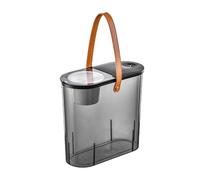 kivrimlarv Tea Dross Container, Kitchen Waste Bucket, Tea Bin, Tea Leaf Disposal Bucket, Portable Teas Leaf Trash Receptacle, Space Saving Teas Leaf Waste Bin for Countertop or Cabinet Placement