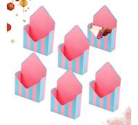 kivrimlarv Valentines Box, Folding Envelopes - Valentines Day Boxes for Kids | for Wedding Birthday Holiday Bouquet Card Chocolate Snack Party Favors