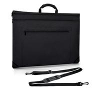 Kivvlbzeq Art Briefcase Waterproof Carrying Case with Sturdy Shoulders and Handle for Sketching,Posters and Painting Durable Easy to Use,A