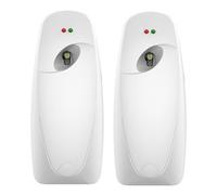 Kivvlbzeq Automatic Air Freshener Dispenser 2-Pack,Auto Air Freshener Sprays Dispenser Wall Mounted for Commercial & Home Use