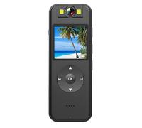 Kivvlbzeq Outdoor Sports, Cycling, Small Household Camera, Wearable Police On-Site Law Enforcement Recorder, High-Definition 4K Easy to Use