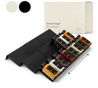 KIVY Spice Rack Drawer - Adjustable & Suitable for All Drawers - Spice Organiser Drawer Kitchen - Drawer Insert Spice Storage - Spice Storage - Spice Insert Metal