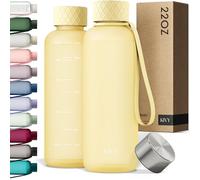 KIVY Tritan Water Bottle (Butter Lemon, 650ml)