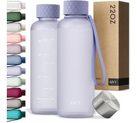 KIVY Tritan Water Bottle (Light Blue, 650ml)