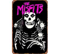 KIVYYB The Misfits Punk Rock Band Music Poster Metal Plaque Tin Sign,Vintage Metal Pub Club Cafe bar Home Wall Art Decoration Poster Retro 8x12 inches