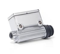 KiWAV Chrome Aluminum Billet Rear Master Brake Cylinder 5/8" Bore for Harley-Davidson