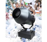 Kiwet Large Foam Machine Party Shaking Head Jet Bubble Machine, Large 3000W Covers 40Sq Meters Per Minute Distance 8-10M for Outdoor Party Water Park Pool Party (Auto Oscillating Model)