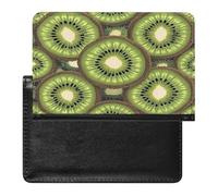 Kiwi Art Pattern Passport Holder with Card Slots Portable Passport Cover Compact Waterproof Passports Protector