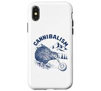 Kiwi Bird Cannibalism, Funny New Zealand Bird Watching Case for iPhone X/XS