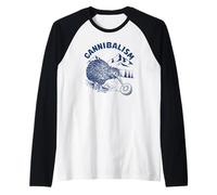Kiwi Bird Cannibalism, Funny New Zealand Bird Watching Raglan Baseball Tee