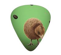 Kiwi Bird Cute Printed Guitar Picks 12-Piece Set - Comfortable, Versatile Plectrum for All Guitar Styles & Players