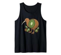 Kiwi Bird Fruit New Zealand Wildlife Animal Tank Top
