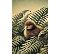 Kiwi Bird Gift 1: 108 Lined Page Notebook, Journal, Diary, Keepsake, Bird Watching, 6x9 Inches
