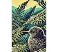 Kiwi Bird Gift 2: 108 Lined Page Notebook, Journal, Diary, Keepsake, Bird Watching, 6x9 Inches