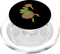 Kiwi Bird is divided like a Kiwi Fruit PopSockets PopGrip for MagSafe