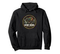 Kiwi Bird New Zealand Fern Nature Wildlife Pullover Hoodie
