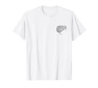 Kiwi Bird Pocket New Zealand Sketch Wildlife Nature Birding T-Shirt