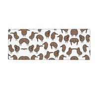 Kiwi Birds Cute Gaming Desk Mat, Wide Surface Desk Pad for Keyboard, Mouse and Improved Gaming Stability