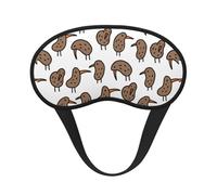Kiwi Birds Cute Print Unisex Blackout Sleep Mask Comfortable Eye Mask for Travel Meditation Sleep Travel