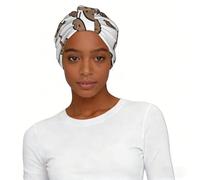 Kiwi Birds Cute Printed Knotted Turban Hat, Comfy Sleep Cap Protective Headwear, for Home Work Travel Comfort