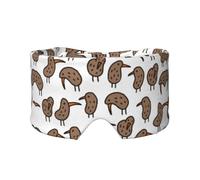 Kiwi Birds Cute Printed Slumber Eye Shield, Reversible Sleep Gear, Light Blocking Headwrap, for Travel Comfort