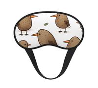 Kiwi Birds Cute Sleep Eye Mask for Women Men Soft and Comfortable Sleep Mask Blackout Sleeping Eye Cover for Travel Yoga Nap Shift Work