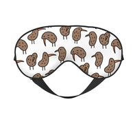 Kiwi Birds Soft Bird Print Eye Cover for Women Men Night Sleep Travel Nap