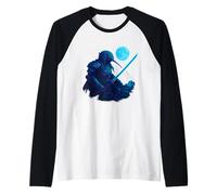 Kiwi Cyber Samurai Moon Raglan Baseball Tee
