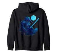 Kiwi Cyber Samurai Moon Zip Hoodie