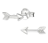KIWI DAISY Arrow .925 Sterling Silver Very Tiny Stud Earrings (Hypoallergenic), Sterling Silver