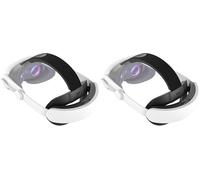 KIWI design K4 Boost Comfort Battery Head Strap Accessories for Meta/Oculus Quest 3/3S, Dual Charge the VR Headset and Battery Strap in 2.5h (Pack of 2)