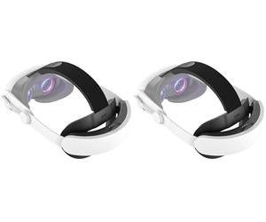 KIWI design K4 Boost Comfort Battery Head Strap Accessories for Meta/Oculus Quest 3/3S, Dual Charge the VR Headset and Battery Strap in 2.5h (Pack of 2)