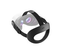 KIWI design K4 Flex Head Strap for Meta Quest 3/3S, Adjustable Elite Strap Replacement with Smart Elastic Bands, Pressure-Relief Padding for Lying Down & Travel (Non-Battery Edition)