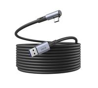 KIWI design Link Cable 5m Compatible with Quest 3S/3/2/1/Pro, and Pico 4, with CableClip, High Speed PC Data Transfer, USB 3.0 to USB C Cable for VR Headset