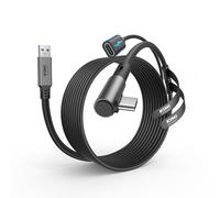 KIWI design Link Cable with Charging 5M Compatible with Meta Quest 3s Quest 3 Quest 2/Pro/Pico 4 Accessories and PC/SteamVR, USB 3.0 to USB C Link Cable with 5Gbps Super Speed, for Extended Gameplay