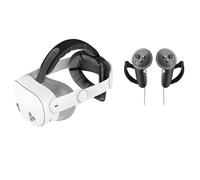 KIWI design Ultimate Comfort & Control Bundle for Quest 3/3S: K4 Head Strap and G4 Pro Extended Controller Grips