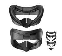 KIWI design V3 Facial Interface Compatible with Meta/Oculus Quest 3 Accessories Soft 2 PCS PU Face Cover Pad Facial Interface with Leak-proof Nose Pad NOT Compatible with Meta Quest 3S