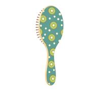 Kiwi Dots Teal tag1 Hair Brush for Women Detangler tag2 for tag3