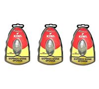 Kiwi Express Shoe Shine Sponge, 0.2 neutral (Pack Of 3)