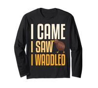 Kiwi I Came I Saw I Waddled Kiwi I Came I Saw Long Sleeve T-Shirt