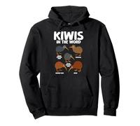 Kiwi In The World New Zealand Birds Pullover Hoodie