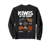 Kiwi In The World New Zealand Birds Sweatshirt